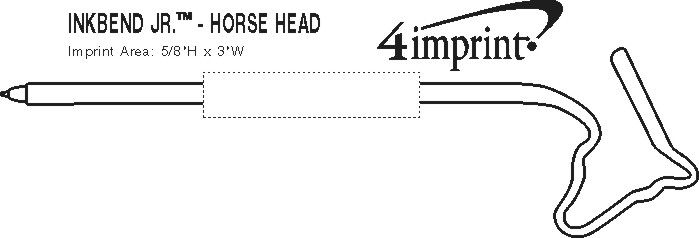 Imprint Area of Inkbend Standard - Horse Head