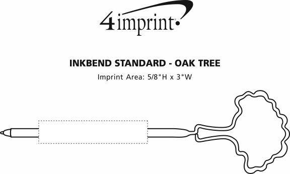 Imprint Area of Inkbend Standard - Oak Tree