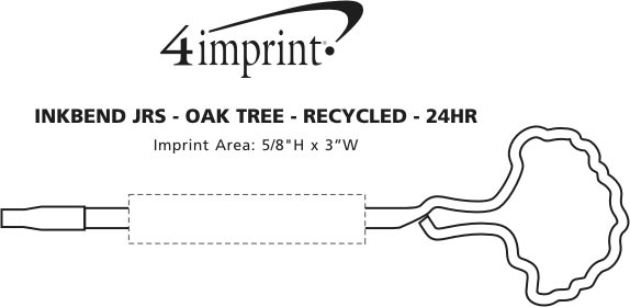 Imprint Area of Inkbend Standard - Oak Tree - Recycled - 24 hr