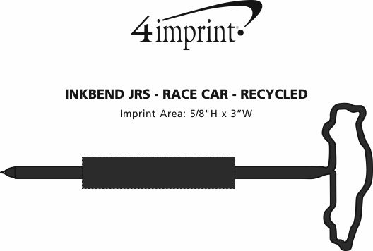 Imprint Area of Inkbend Standard - Race Car - Recycled