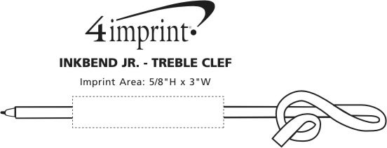 Imprint Area of Inkbend Standard - Treble Clef