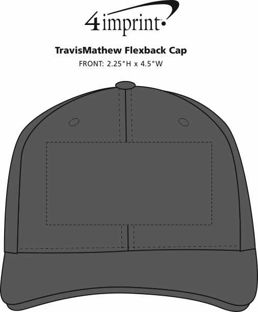 Imprint Area of TravisMathew Flexback Cap