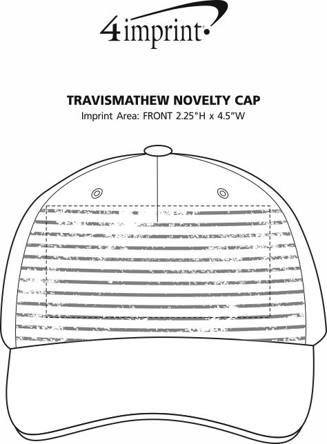 Imprint Area of TravisMathew Novelty Cap