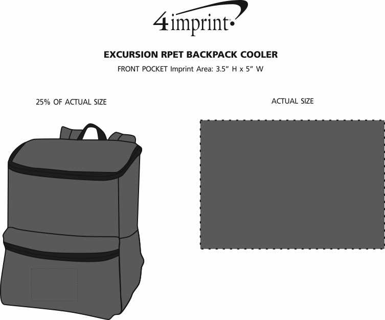 Imprint Area of Excursion Backpack Cooler