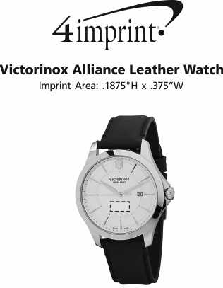 Imprint Area of Victorinox Alliance Leather Watch