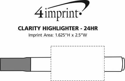 Imprint Area of Clarity Highlighter - 24 hr