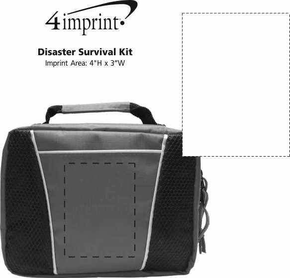 Imprint Area of Disaster Survival Kit