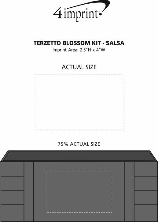 Imprint Area of Terzetto Blossom Kit - Salsa