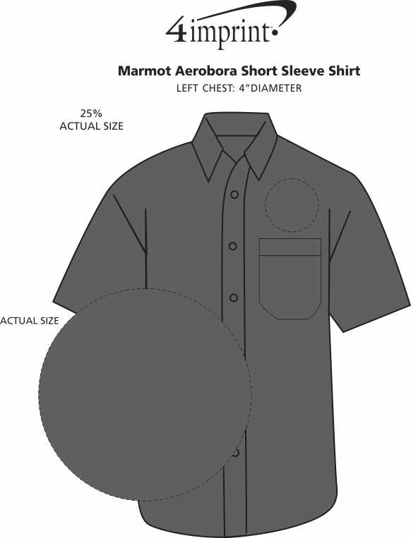 Imprint Area of Marmot Aerobora Short Sleeve Shirt
