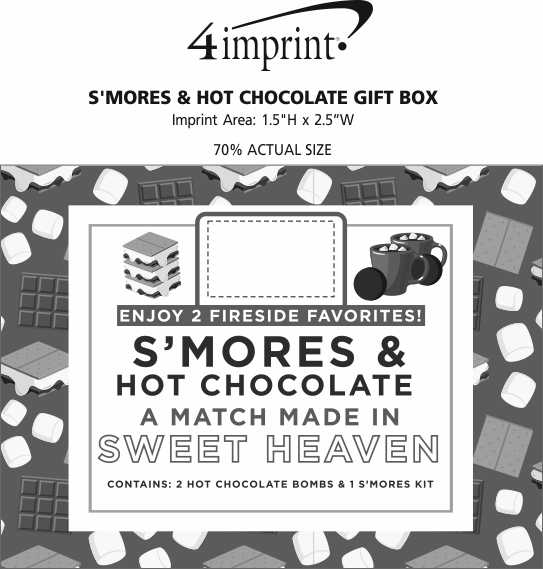 Imprint Area of S'mores & Hot Chocolate Gift Box