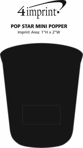 Imprint Area of Pop Star Mini Popper