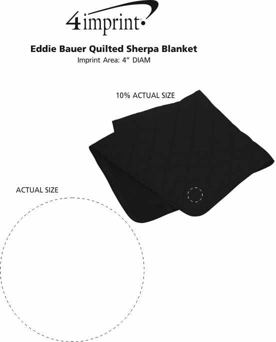 Eddie Bauer Quilted Sherpa Blanket 161820