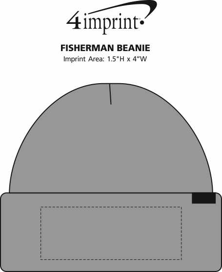 Imprint Area of Fisherman Beanie