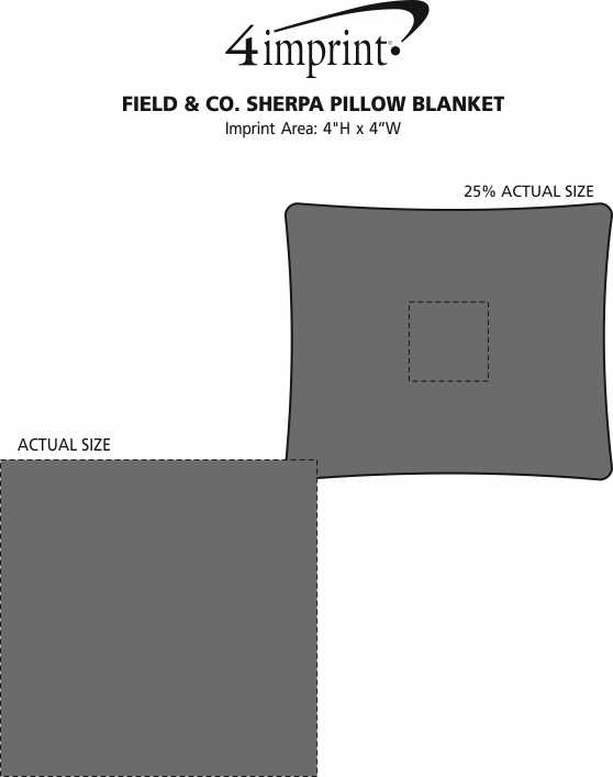 Field & Co. Sherpa Pillow Blanket 162283