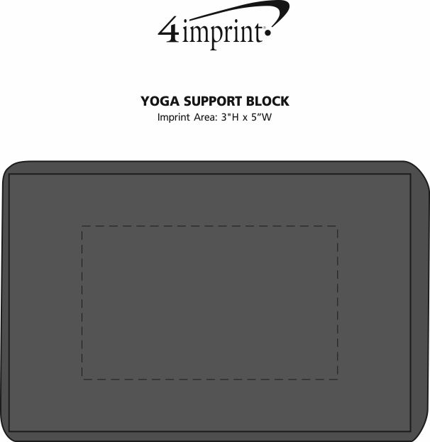 Imprint Area of Yoga Support Block