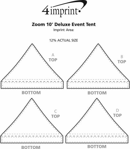 4imprint.com: Zoom 10' Deluxe Event Tent 162315