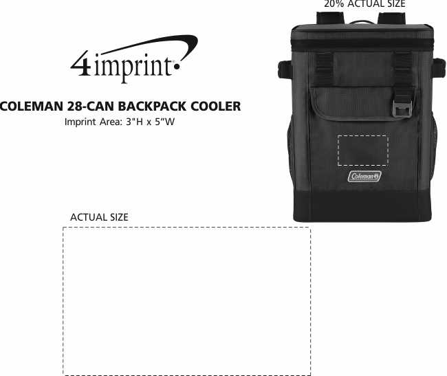 Coleman 28Can Backpack Cooler 162367