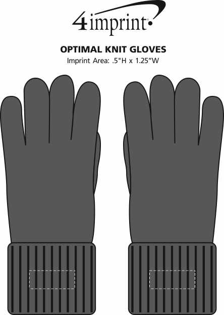 Imprint Area of Optimal Knit Gloves