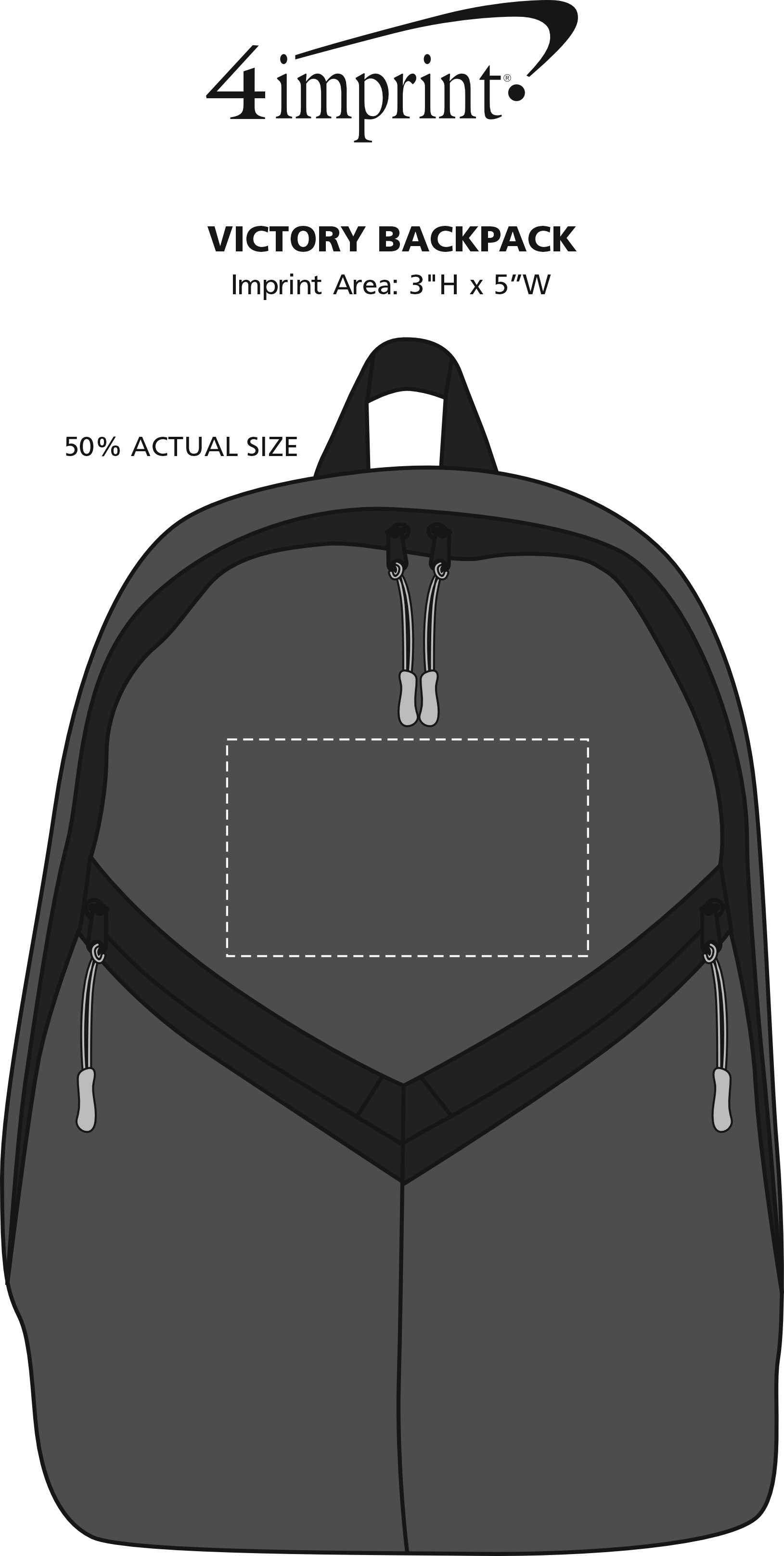 Imprint Area of Victory Backpack
