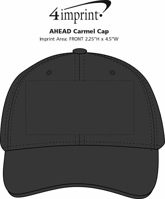 Imprint Area of ahead Carmel Cap