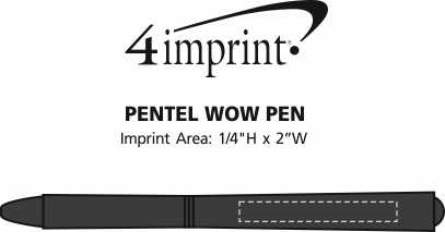 Imprint Area of Pentel WoW Pen