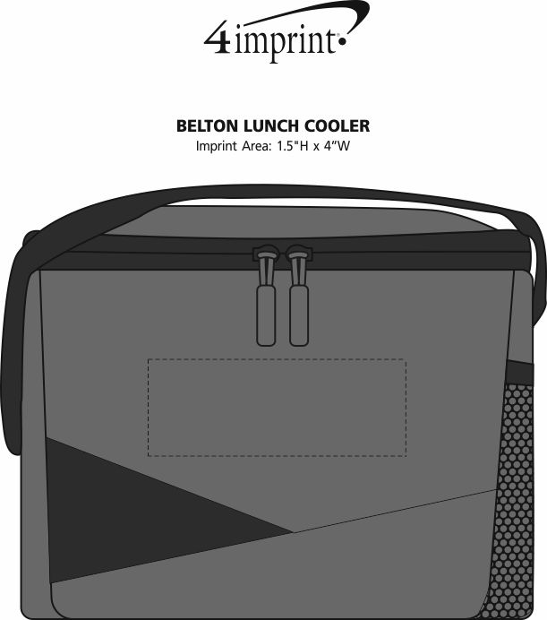 Imprint Area of Belton Lunch Cooler