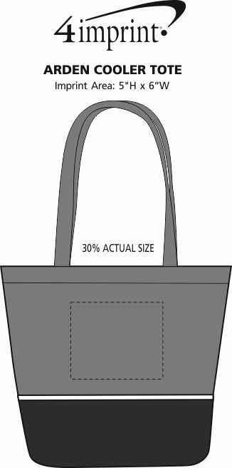 Imprint Area of Arden Cooler Tote