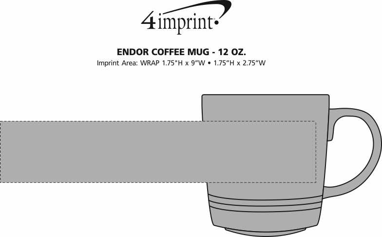 Imprint Area of Endor Coffee Mug - 12 oz.