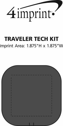 Imprint Area of Traveler Tech Kit