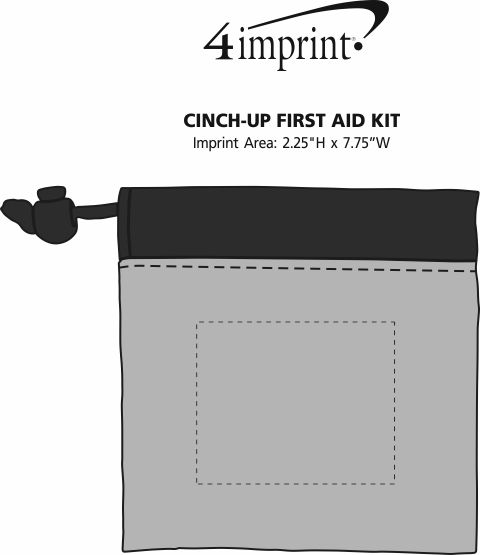 Imprint Area of Cinch-Up First Aid Kit
