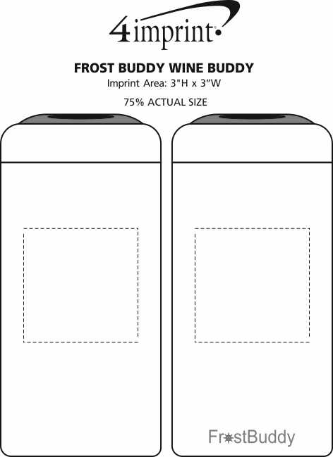 Imprint Area of Frost Buddy Wine Buddy