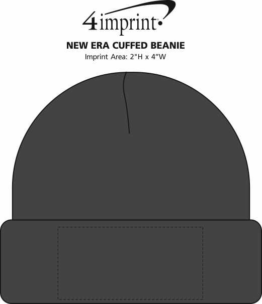 Imprint Area of New Era Cuffed Beanie