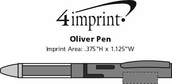 Imprint Area of Oliver Pen