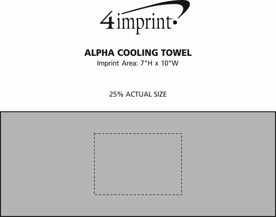 Imprint Area of Alpha Cooling Towel