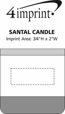 Imprint Area of Santal Candle