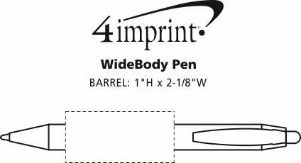 Imprint Area of WideBody Pen