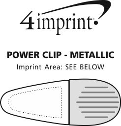 Imprint Area of Power Clip - Metallic