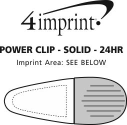 Imprint Area of Power Clip - Opaque - 24 hr
