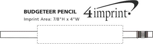 Imprint Area of Budgeteer Pencil