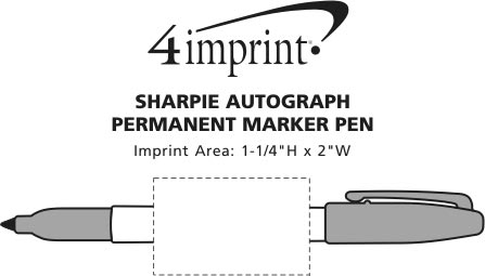Imprint Area of Sharpie Autograph Permanent Marker
