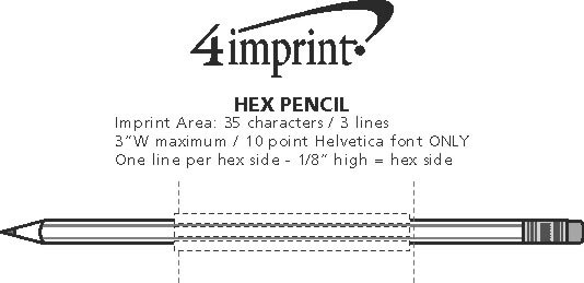 Imprint Area of Hex Pencil