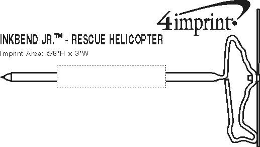 Imprint Area of Inkbend Standard Special Shapes - Rescue Helicopter