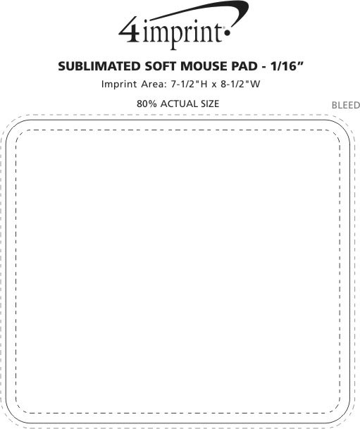 4imprint.com: Soft Mouse Pad - 1/16" 3822