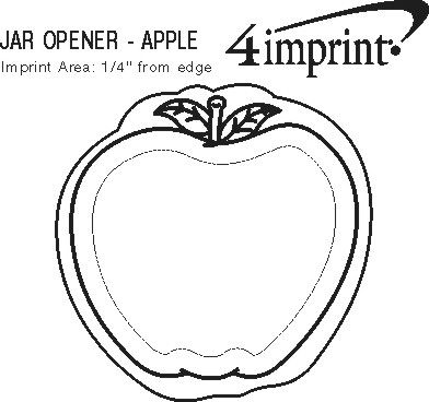 Imprint Area of Jar Opener - Apple