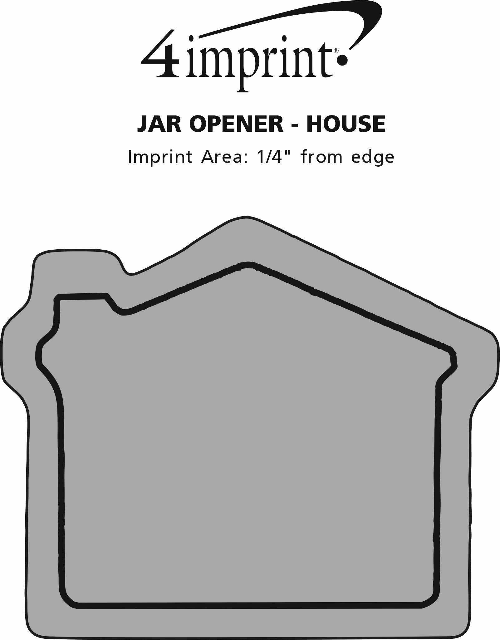 Imprint Area of Jar Opener - House