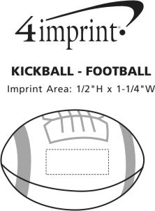 Imprint Area of Kickball - Football