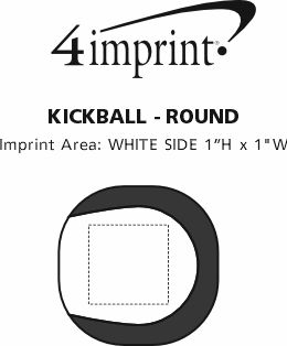 Imprint Area of Kickball - Round Ball