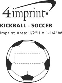 Imprint Area of Kickball - Soccer Ball