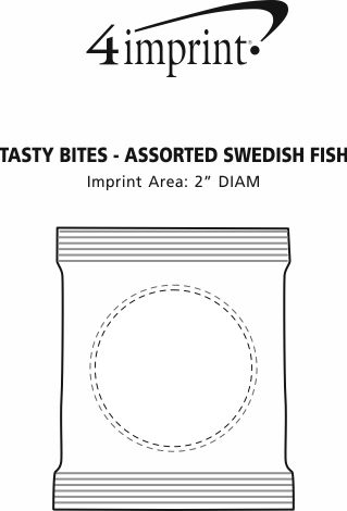 Imprint Area of Tasty Bites - Assorted Swedish Fish