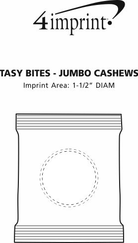 Imprint Area of Tasty Bites - Jumbo Cashews